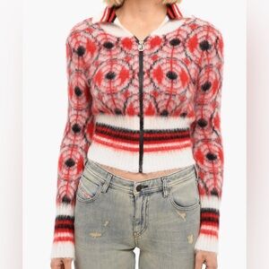 Diesel fuzzy alpaca sweater Small New